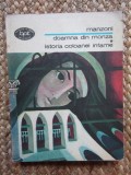 MANZONI - DOAMNA DIN MONZA. ISTORIA COLOANEI INFAME ( BPT 909 ) AUTOGRAF