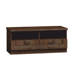 Comoda TV, din mdf maro stejar lefkas, 118x50x50 cm