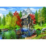 Puzzle 1500 piese - Fishing By The Mill