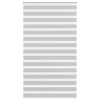 Jaluzea Zebra Gri Deschis vidaXL, 125x230cm, Poliester 120.9cm - Montaj cu/fara gaurire, Siguranta Copii