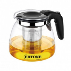 Ceainic cu sita infuzor din Inox si sticla 900ml Ertone HBH152 MN152 foto