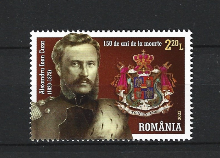 ROMANIA 2023 - ALEXANDRU IOAN CUZA, MNH - LP 2417