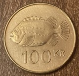 C50 - Moneda foarte veche - Islanda - 100 coroane / kronur - 2001