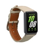 Curea Kwmobile pentru Samsung Galaxy Fit 3, Alb, Piele naturala, KWM000025GU002C