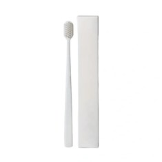 Periuta de dinti cu peri moi, pentru gingii sensibile, alba