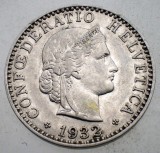 1.378 ELVETIA 20 RAPPEN 1932 B