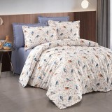 Lenjerie de pat ranforce Clasy king size (RNF_43)