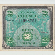 FRANTA - 2 FRANCS FRANCI 1944 , B1.36