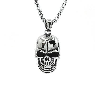 Lant inox cu Pandantiv Skull Craniu otel inoxidabil Personal Style 00A263 foto