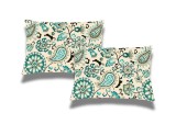 Set 2 Perne matlasate Belina, microfibra imprimata, 50x70 cm, Oriental Relax KipRoom