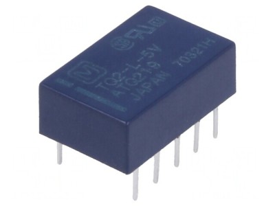 Releu Electromagnetic DPDT 5VDC 2A foto