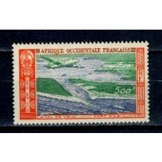 Africa Occidentala Franceza 1951 - Posta Aeriana, neuzat
