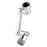 Extensor pentru robinet, At Performance, universal, Rotativ 1080&deg;, Pivotant In Orice Directiei, Argintiu