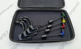 SET 4 Swinger CARP East Shark ENDLESS cu iluminare ES-1 si PENAR TRANSPORT, Swingere