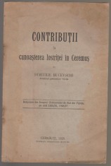 Dimitrie Bucevschi - Contributii la cunoasterea lostritei in Ceremus (dedicatie) foto