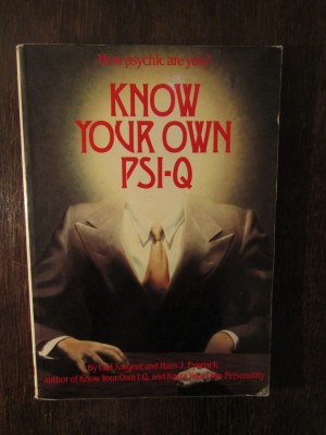 Hans J. Enysenck , Carl Sargent-KNOW YOUR OWN PSI -Q foto