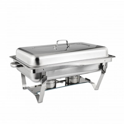 Chafing dish inox cu 2 tavi GN 1/2 foto