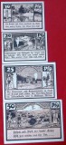 Germania lot 4 notgeld 10 + 20 + 25 + 50 Pfennig Schmiedefeld **