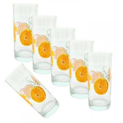 Set 48 Pahare Apa Sticla 270ml Classico Orange 91206D494 CNN DNC52890 foto