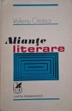 Aliante literare - Valeriu Cristea