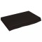 Blat de baie, maro inchis, 60x50x(2-4) cm, lemn masiv tratat