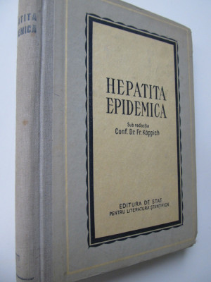 Hepatita epidemica - Boala Botchin - Francisc Koppich foto