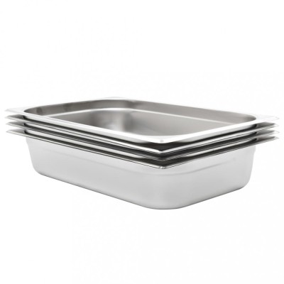 Recipiente Gastronorm 4 buc. GN 1/1 100 mm oțel inoxidabil foto