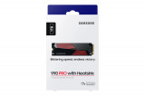 SSD Samsung 990 PRO 1TB Heatsink, PCIe Gen 4.0 x4, NVMe, M.2