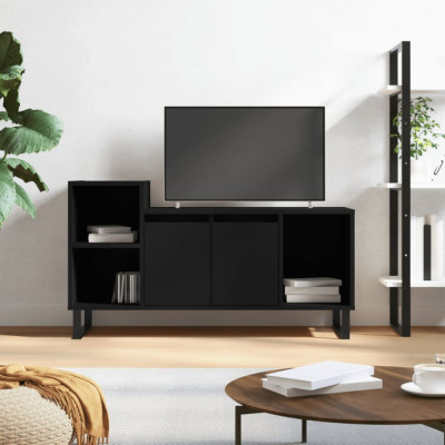 Gossi comoda tv, negru, 100x35x55 cm, lemn prelucrat foto
