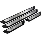 Set 4 protectii praguri din aluminiu compatibil cu Dacia Logan III 3 2021-&gt;, S-Dizayn EDITION Line PKED4/79