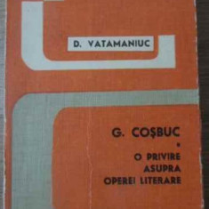 G. COSBUC O PRIVIRE ASUPRA OPEREI LITERARE-D. VATAMANIUC