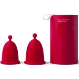 Whoop&middot;de&middot;doo Menstrual Cup Duo Pack cupe menstruale Red