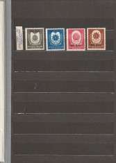 ROMANIA 1952 LP 311 ORDINE SI MEDALII SUPRATIPAR SERIE MNH NESTAMPILATA