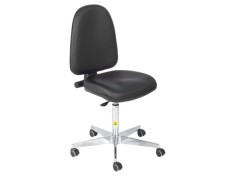 Scaun ESD RT WORK Dimensiuni: Șezut 460x430mm, Spătar 440x510mm, &Icirc;nălțime 550-730mm