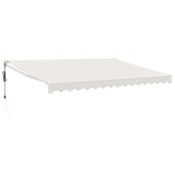 Cumpara ieftin Copertina retractabila automata, crem, 4x3 m