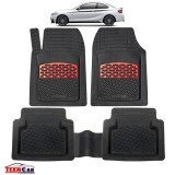 BMW Seria 2 F22 Coupe Covorase Auto TeamCar&reg; Tip Tavita Compatibile (2014&ndash;2021) Red, Cauciuc