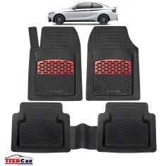 BMW Seria 2 F22 Coupe Covorase Auto TeamCar&reg; Tip Tavita Compatibile (2014&ndash;2021) Red