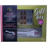 AG PHARM Gift Box Hyaluronic Serum 2x2ml, Donkey Milk Serum 2x2ml, Mastic Serum 2ml &amp;amp; Derma Roller 0.25mm