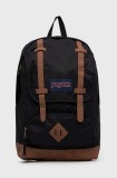 Jansport rucsac culoarea negru, mare, neted