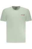 Norway Tricou barbati din bumbac cu logo text , regular fit, verde (Marime: M)