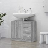 Dulap Chiuveta Baie Gossi Gri Sonoma 63x30x54 cm Lemn Prelucrat | Mobilier Baie, Corpuri Baie