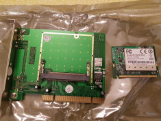 Mikrotik Router BOARD R52 802.11a b g dual band miniPCI card foto