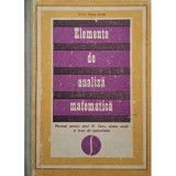 Caius Iacob - Elemente de analiza matematica (Editia: 1973)