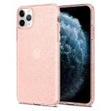 Husa TPU Spigen Liquid Crystal Glitter Quartz pentru Apple iPhone 11 Pro Max, Roz 075CS27132