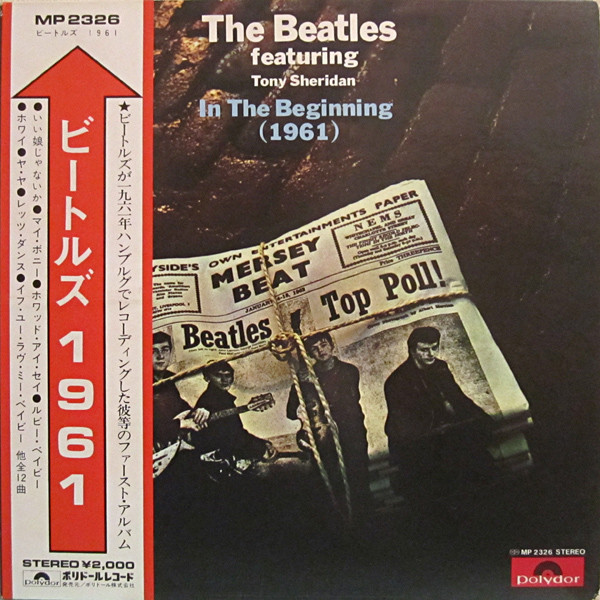 Vinil LP &quot;Japan Press&quot; The Beatles feat Tony Sheridan &lrm;&ndash; In The Beginning (-VG)