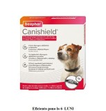 Cumpara ieftin ZAGRDA ANTIPARAZITARA PENTRU CAINI CANISHIELD S M BEAPHAR 48CM