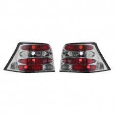 Set lampa spate tuning VW GOLF 4 (1J) Hatchback, 1997-2006, partea stanga+dreapta, argintiu-transparent, tuning, Taiwan foto