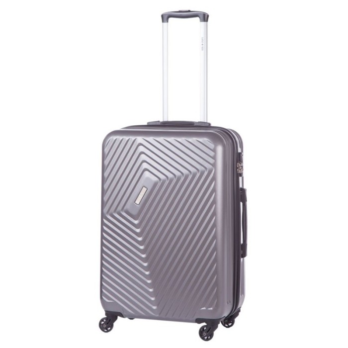 Troler Fantasy Lamonza, 67 x 45 x 27 cm, Argintiu/Negru Troler Fantasy Lamonza, 67 x 45 x 27 cm, Argintiu/Negru