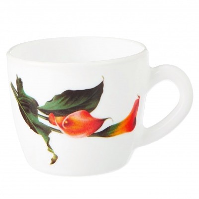 Set 6 Cesti Cafea Opal Alb Model Stargazer 220ml DNC58154 foto