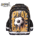 Ghiozdan ergonomic FOOTBALL, 40.5x29x13.5 cm &ndash; S-COOL
